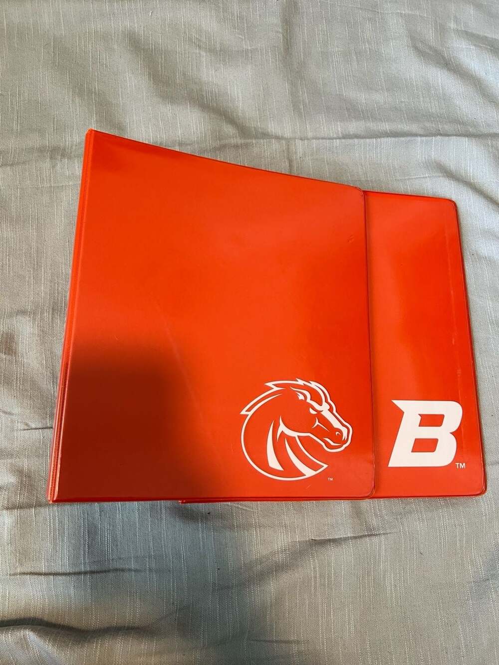 Boise State University Broncos 3-Ring Binder Set, 1" and 1.5" Orange